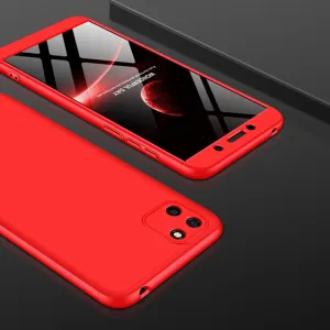 360° Ochranný kryt Huawei Y5p červený