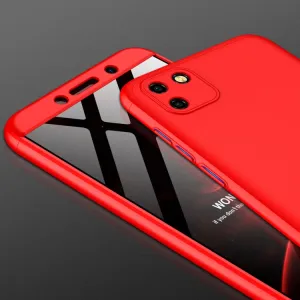 360° Ochranný kryt Huawei Y5p červený