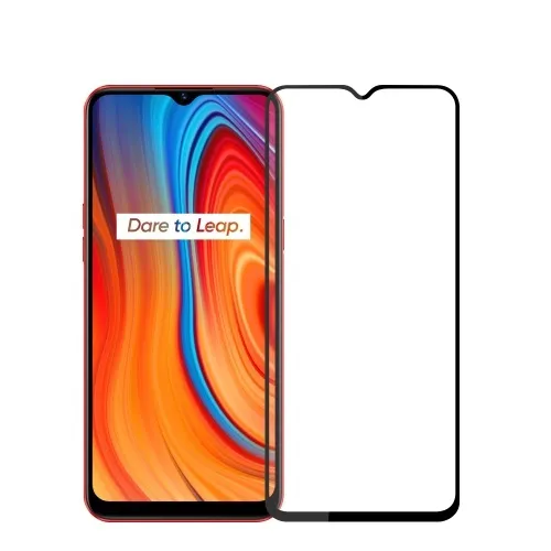 3D Tvrdené sklo Realme C3 čierne