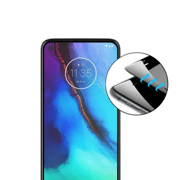 3D Tvrdené sklo Motorola Moto G Stylus čierne