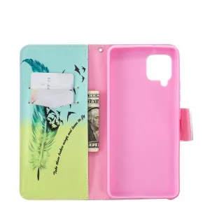 ART Peňaženkový kryt Samsung Galaxy A42 5G FEATHER
