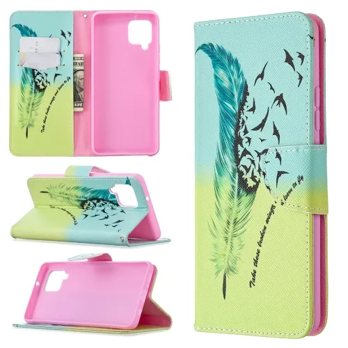 ART Peňaženkový kryt Samsung Galaxy A42 5G FEATHER