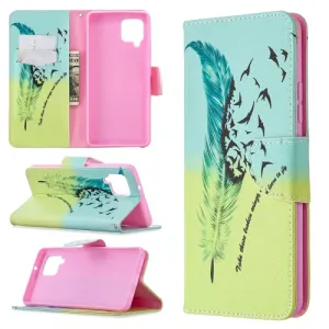 ART Peňaženkový kryt Samsung Galaxy A42 5G FEATHER