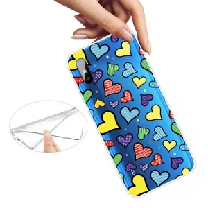 ART Silikónový kryt Xiaomi Redmi 9A / 9AT HEARTS