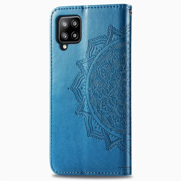 ART Peňaženkový kryt Samsung Galaxy A42 5G ORNAMENT modrý