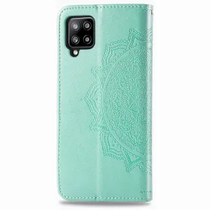 ART Peňaženkový kryt Samsung Galaxy A42 5G ORNAMENT zelený