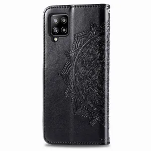 ART Peňaženkový kryt Samsung Galaxy A42 5G ORNAMENT čierny