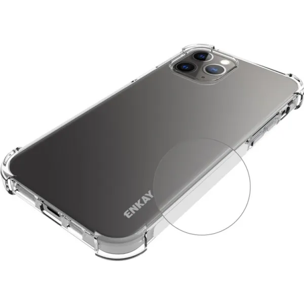 ENKAY Priehľadný obal + 3D sklo Apple iPhone 12 Pro Max