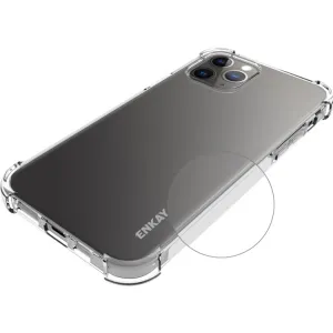 ENKAY Priehľadný obal + 3D sklo Apple iPhone 12 Pro Max