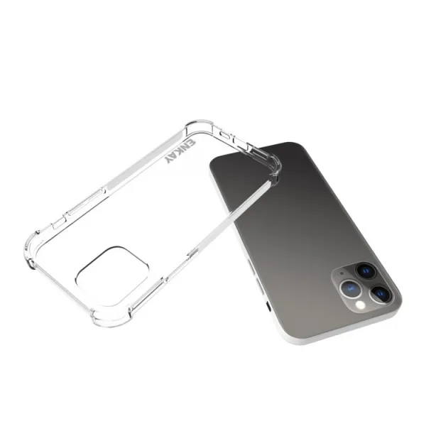 ENKAY Priehľadný obal + 3D sklo Apple iPhone 12 Pro Max