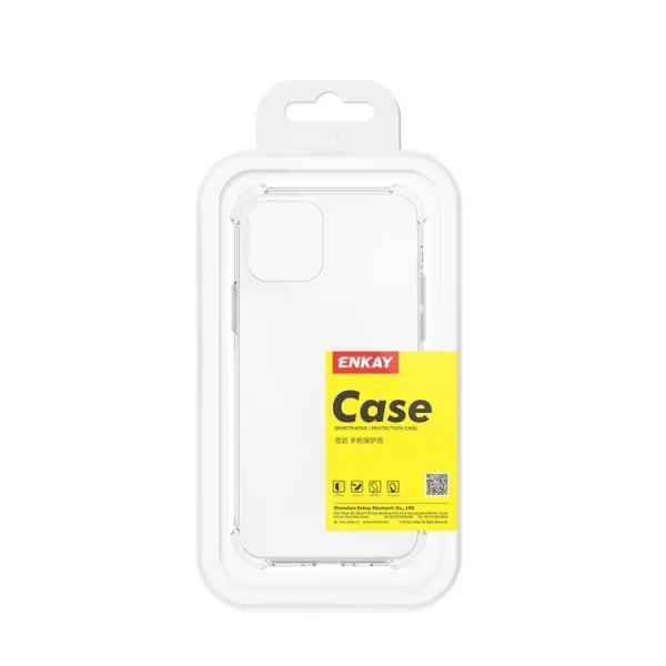 ENKAY Priehľadný obal + 3D sklo Apple iPhone 12 Pro Max