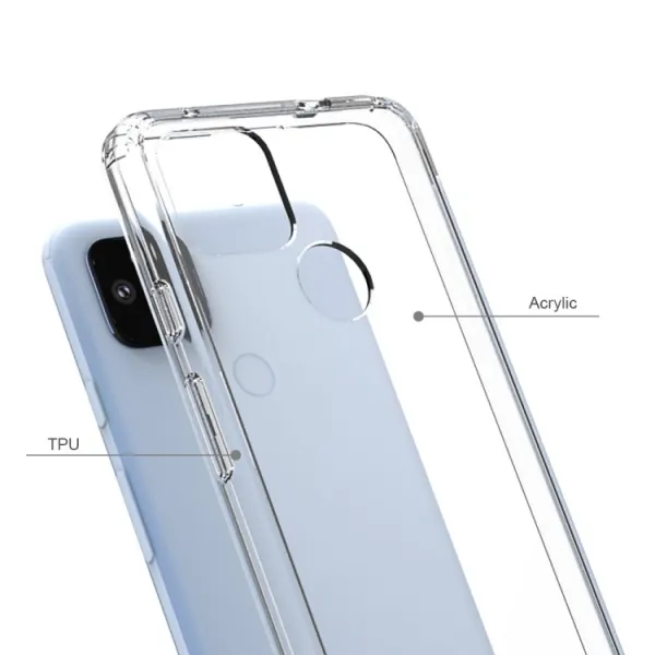 SHOCK Extra odolný kryt Google Pixel 4a 5G priehľadný