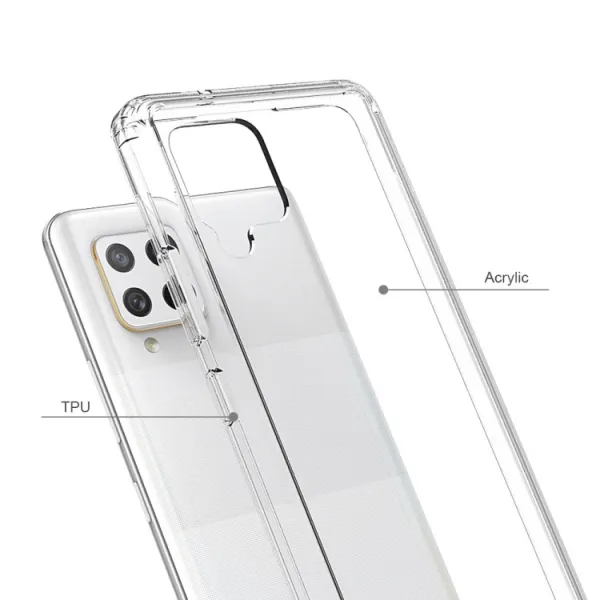 SHOCK Extra odolný kryt Samsung Galaxy A42 5G priehľadný