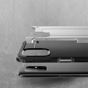 TOUGH Ochranný kryt Samsung Galaxy M51 strieborný