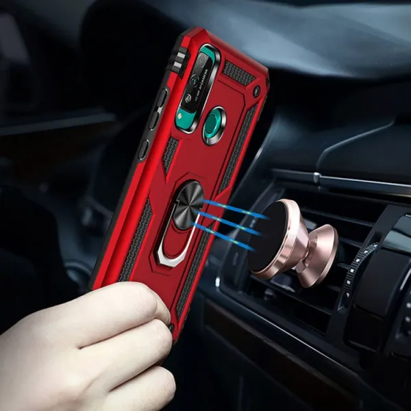 RING Ochranný obal Huawei P40 Lite E ružový