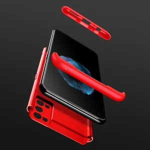 360° Ochranný kryt Realme 7 Pro červený