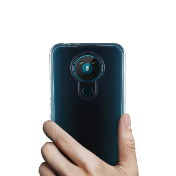 Silikónový kryt Nokia 3.4 priehľadný