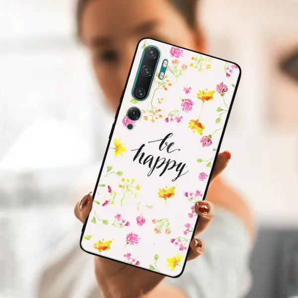 MY ART Ochranný kryt  Xiaomi Mi Note 10 / Note 10 Pro BE HAPPY (019)