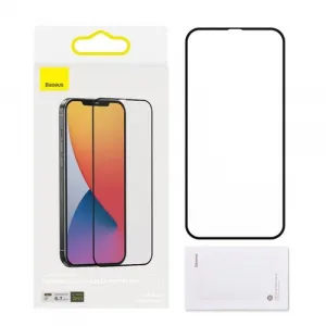 BASEUS 2x 3D Tvrdené sklo Apple iPhone 12 Pro Max čierne