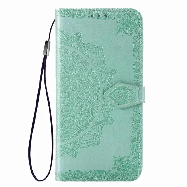 ART Peňaženkový kryt Asus Zenfone 7 (ZS670KS) ORNAMENT zelený