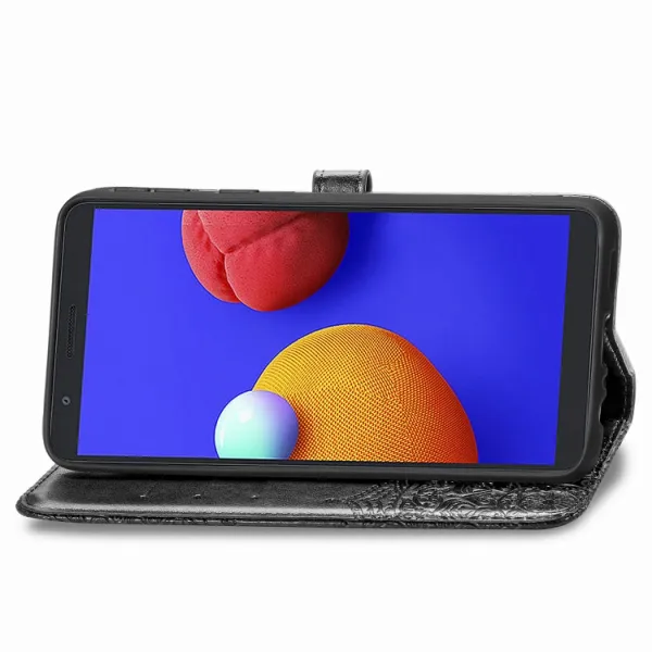 ART Peňaženkový kryt Motorola Edge ORNAMENT čierny