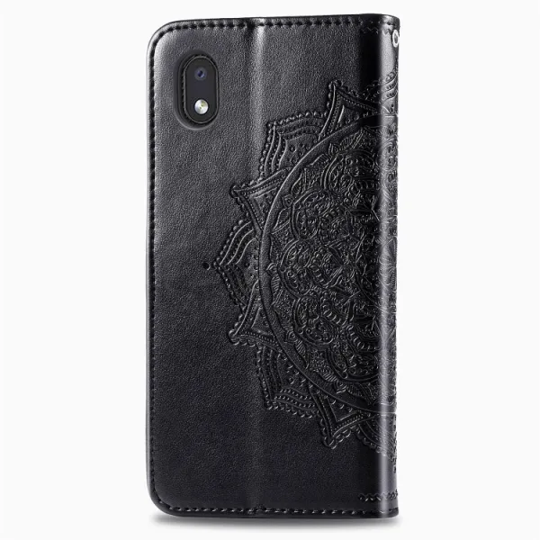 ART Peňaženkový kryt Motorola Edge ORNAMENT čierny