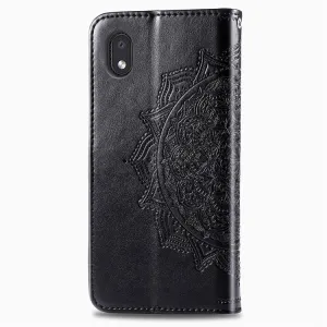 ART Peňaženkový kryt Motorola Edge ORNAMENT čierny