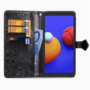 ART Peňaženkový kryt Motorola Edge ORNAMENT čierny