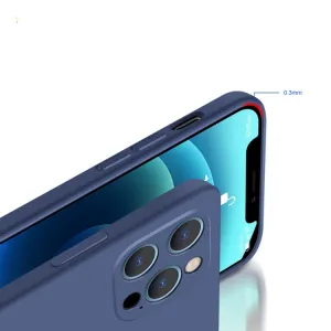 ENKAY Obal + 3D sklo Apple iPhone 12 Pro Max tmavomodrý