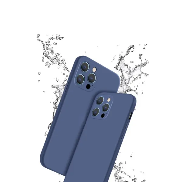 ENKAY Obal + 3D sklo Apple iPhone 12 Pro Max tmavomodrý