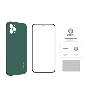 ENKAY Obal + 3D sklo Apple iPhone 11 Pro čierny