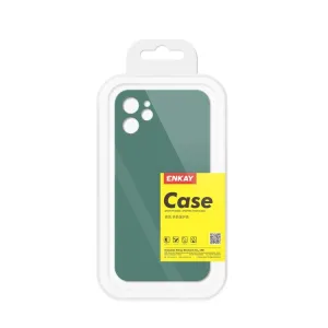 ENKAY Obal + 3D sklo Apple iPhone 12 čierny