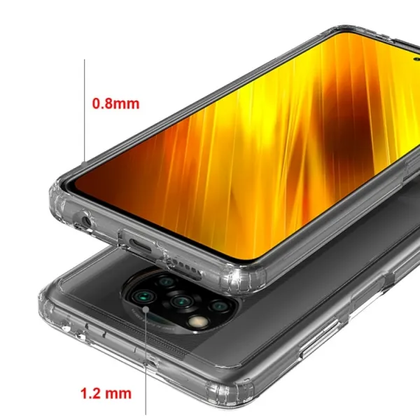 SHOCK Extra odolný kryt Xiaomi Poco X3 NFC / X3 Pro čierny