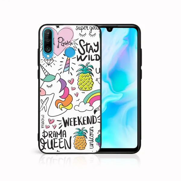 MY ART Ochranný obal Huawei P30 Lite UNICORN (063)