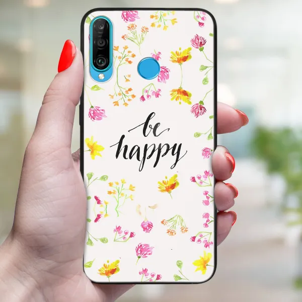 MY ART Ochranný obal Huawei P30 Lite BE HAPPY (019)