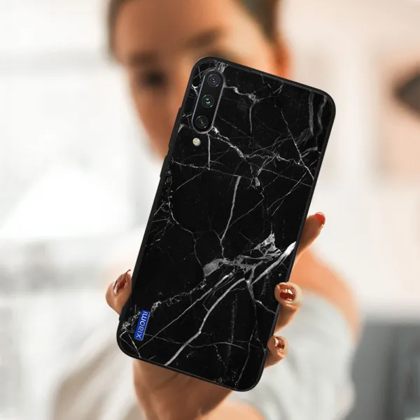 MY ART Ochranný kryt Xiaomi Mi A3 BLACK MARBLE (142)