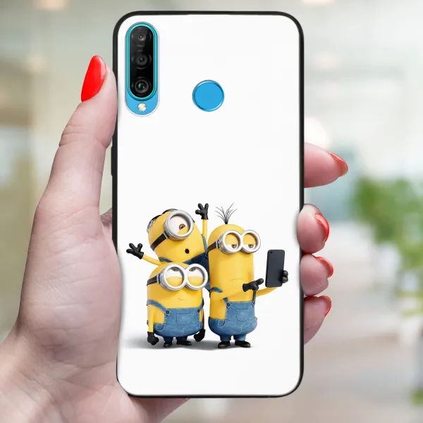 MY ART Ochranný obal Huawei P30 Lite MINIONS SELFIE (022)