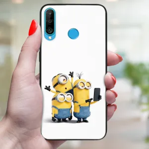 MY ART Ochranný obal Huawei P30 Lite MINIONS SELFIE (022)