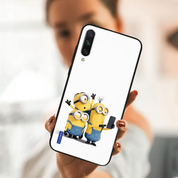MY ART Ochranný kryt Xiaomi Mi A3 MINIONS SELFIE (022)