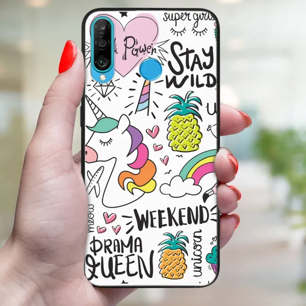 MY ART Ochranný obal Huawei P30 Lite UNICORN (063)
