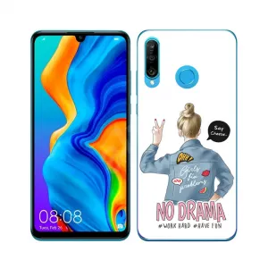 MY ART Ochranný obal Huawei P30 Lite NO DRAMA (138)