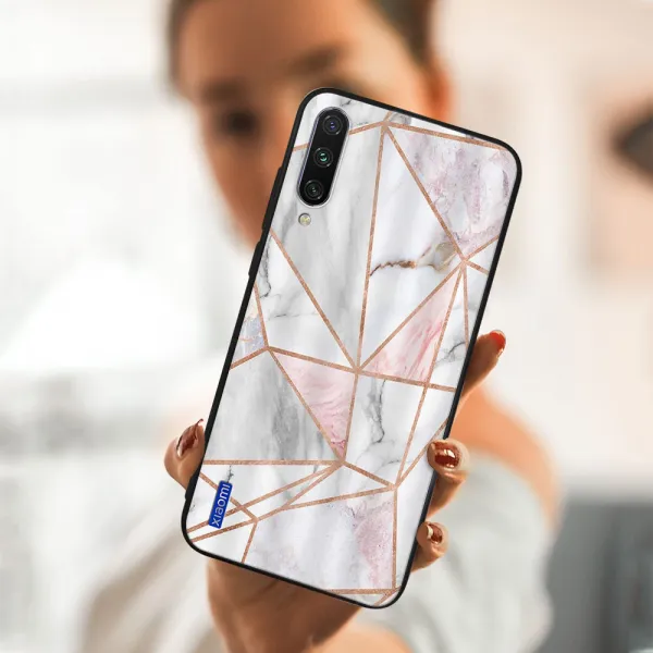 MY ART Ochranný kryt Xiaomi Mi A3 PINK MARBLE (143)