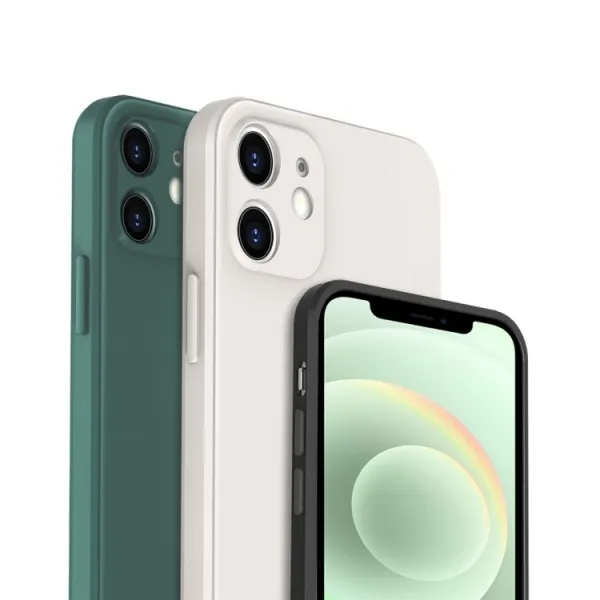 ENKAY Obal + 3D sklo Apple iPhone 12 mini béžový
