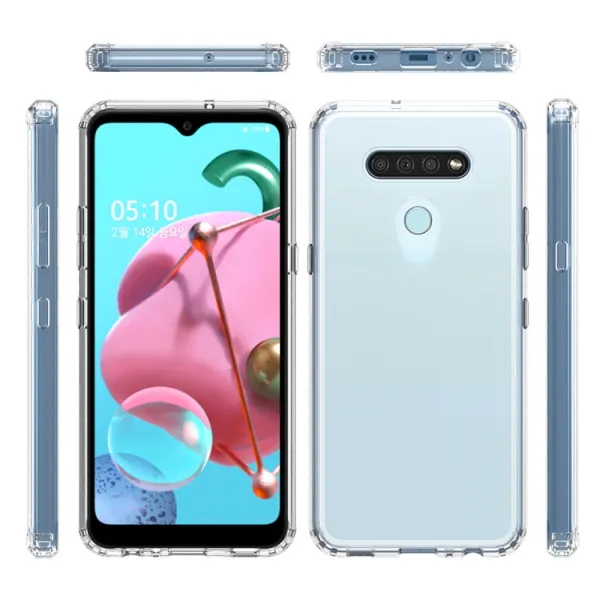 SHOCK Extra odolný kryt LG K51 priehľadný