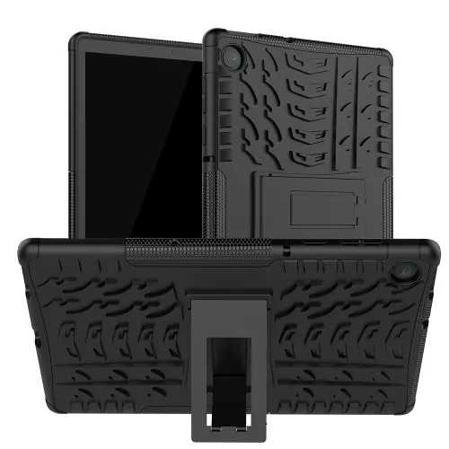 STAND Extra odolný obal Lenovo Tab M10 Plus (TB-X606F / TB-X606L / TB-X606X / ZA5T0081CZ / ZA5V0206CZ) čierny