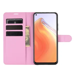 LITCHI Peňaženkový kryt Xiaomi Mi 10T / Mi 10T Pro ružový