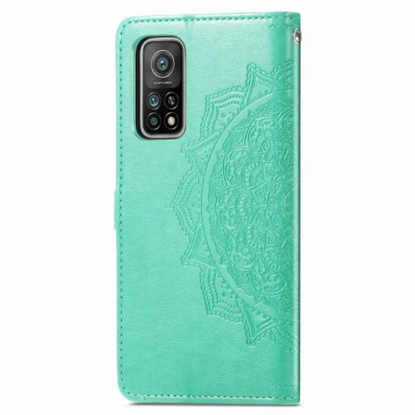 ART Peňaženkový kryt Xiaomi Mi 10T / Mi 10T Pro ORNAMENT zelený