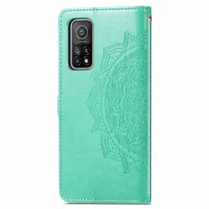 ART Peňaženkový kryt Xiaomi Mi 10T / Mi 10T Pro ORNAMENT zelený