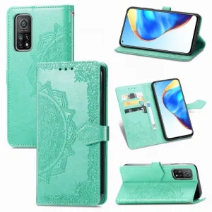 ART Peňaženkový kryt Xiaomi Mi 10T / Mi 10T Pro ORNAMENT zelený