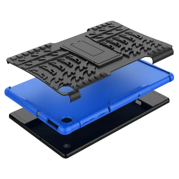 STAND Extra odolný obal Lenovo Tab M10 Plus (TB-X606F / TB-X606L / TB-X606X / ZA5T0081CZ / ZA5V0206CZ) modrý